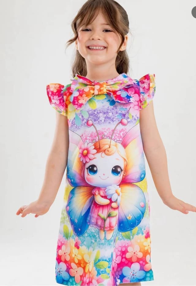 Vestido Borboleta Encantada