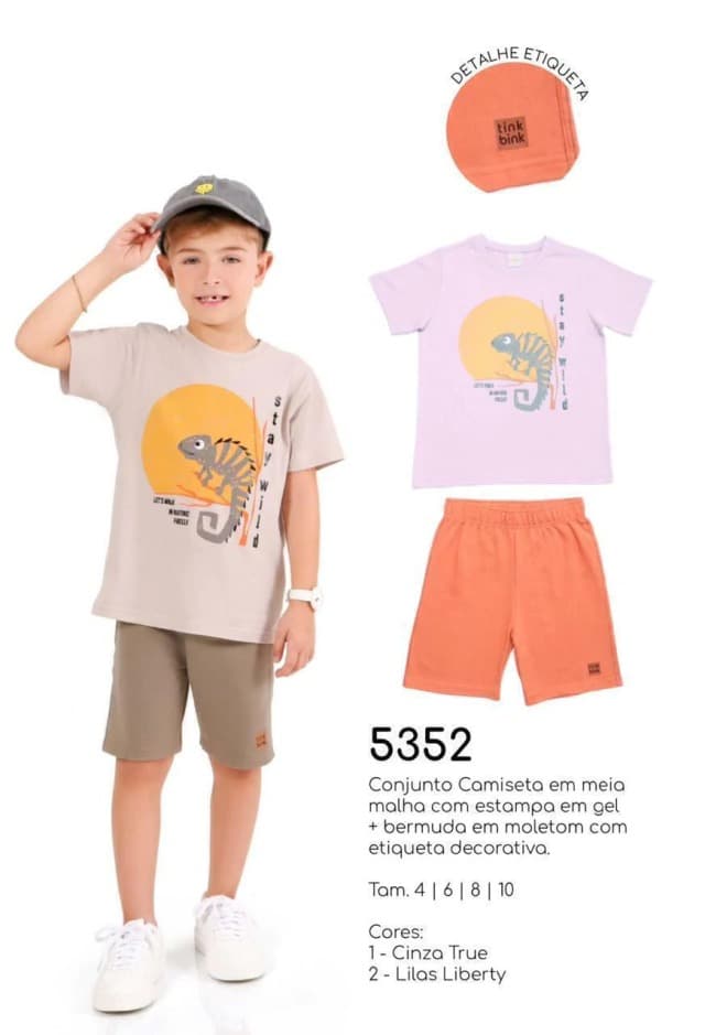 Conjunto Camaleão Lilás