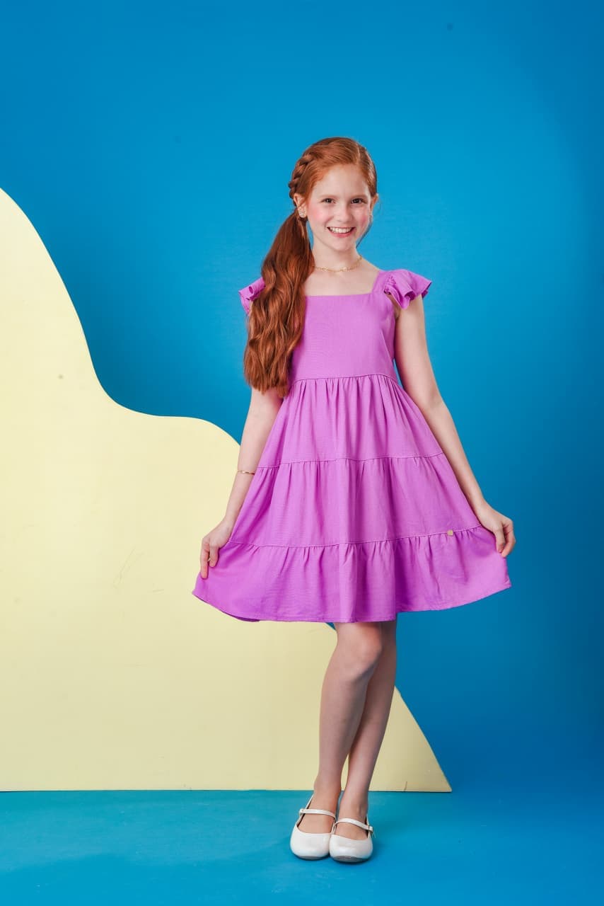 Vestido Mayte Lilás