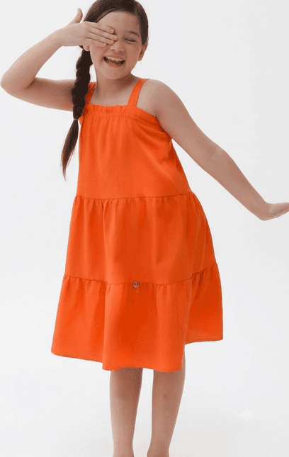 Vestido Lara Laranja