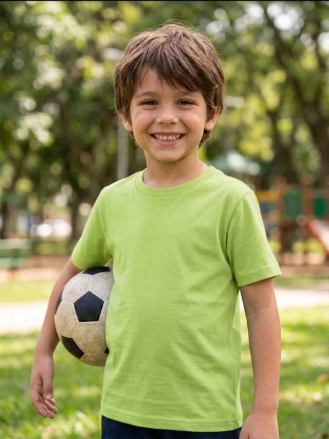 Camisa Básica Verde Lima